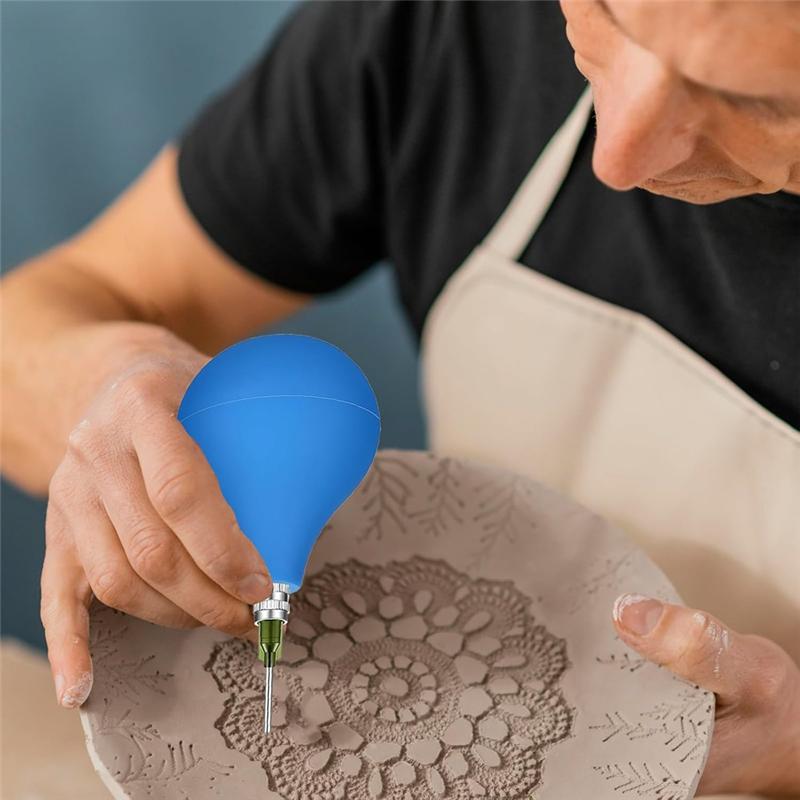 A95I-For Pottery Tools Set- Precision- Glaze Applicator Slip Trailing Bottle Needle-Tip Squeeze Bottle For Pottery