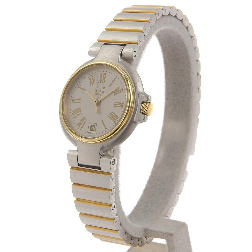 Dunhill Watches Silver / Gold grayDial Stainless Steel Quartz Analog display Women Used