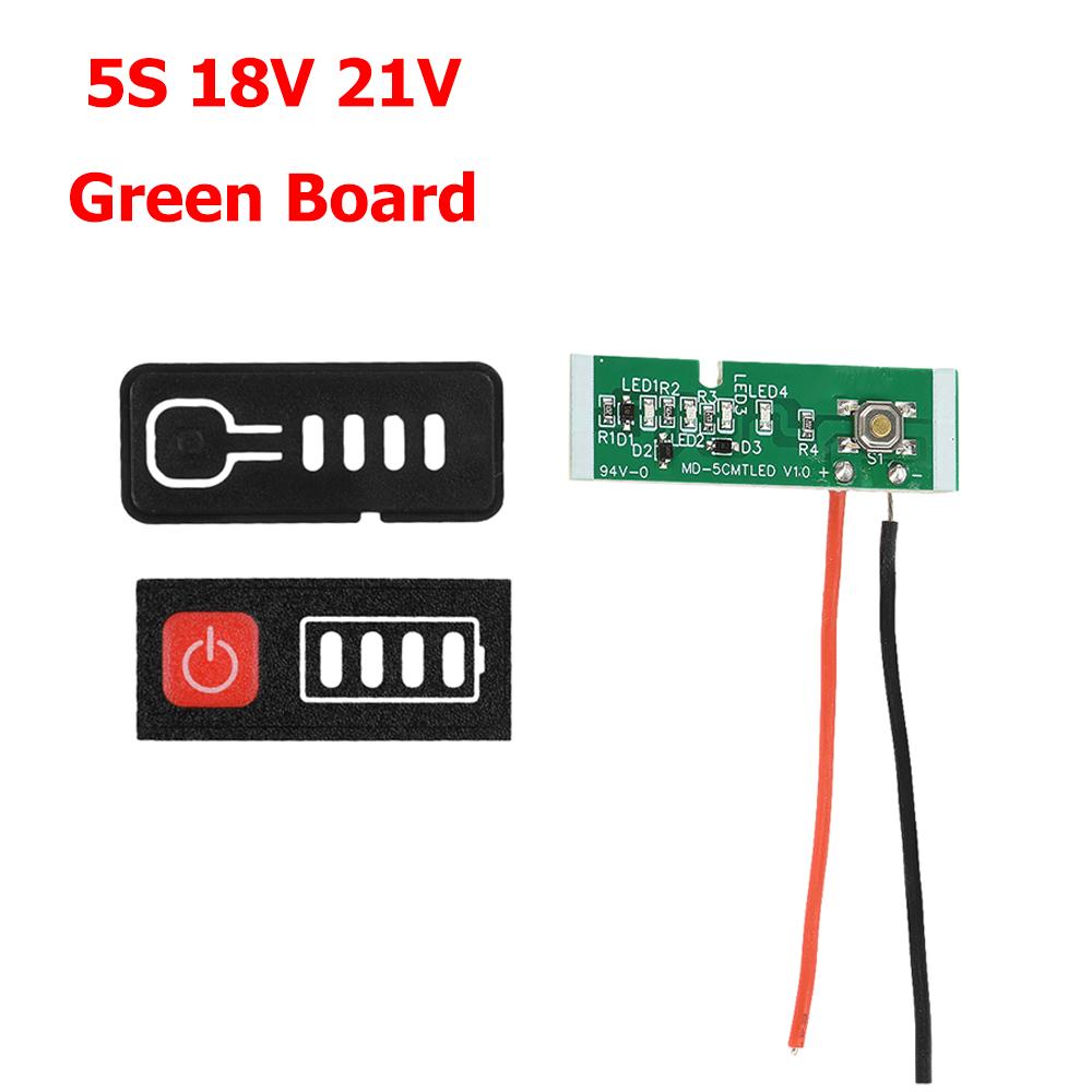 10S 5S Lithium Battery Display 18V 21V 36V 42V Electric Drill Screwdriver Battery Capacity Indicator Display 18650 Batteries