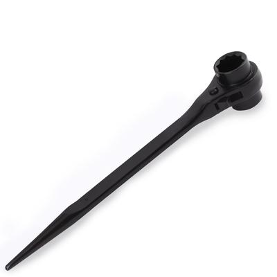 Ratchet Podger Klíč Klíč Rychloupínací Podger Bar Černá Oboustranná zásuvka Ratcheting Podger Lešení Spud klíč