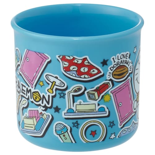 Skater Antibacterial Cup with Doraemon Sticker, 200ml, Dishwasher Safe, Made in Japan (KE4AAG-A)