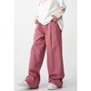 Men's Spring/Summer New Korean Edition Loose Floor Sweeping Dad Casual Pants Multi Color Fashion
