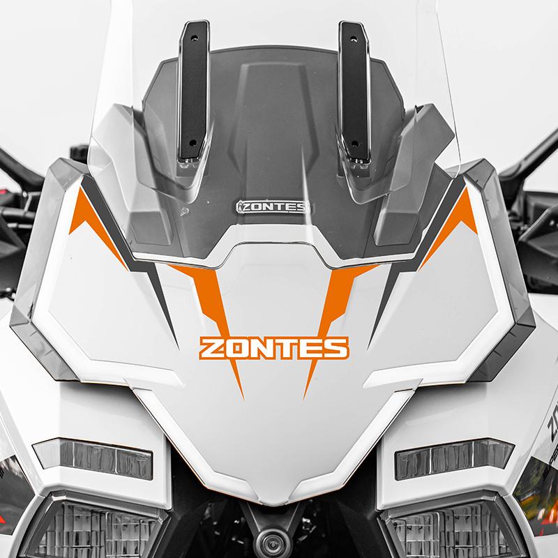 For ZONTES 703F Motorcycle Front Fairing Stripe Protective Stickers Body Decorative Graphic Decals Modification Kit