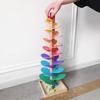 Tree Rainbow Petals Building Block Wisdom Tree Ball Track Wooden Children Educational Singing Tree Toy