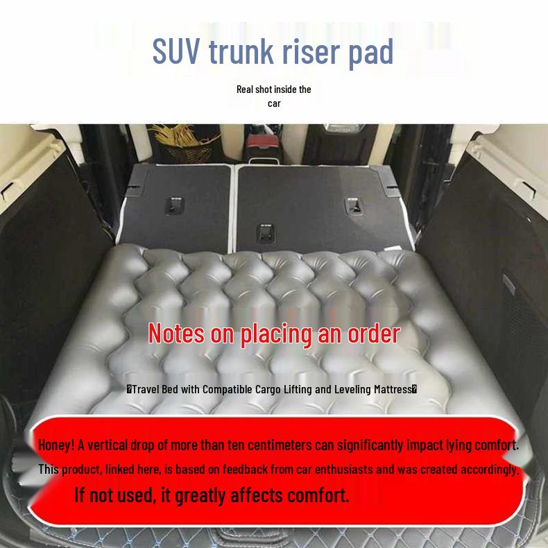 Spací podložka do kufru Honda CRV: Nafukovací matrace na zadní sedadlo (Není nutná inflace)