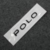 Pro VW VOLKSWAGEN 2026 Nové Použitelné pro NOVÉ Polo Zadní zadní označení Štítek na zavazadlo Logo s písmeny Jasně černá