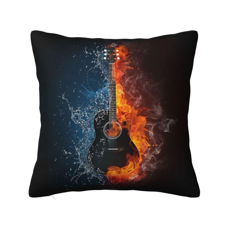 Festiwal Muzyczny Nuta Muzyczna Poszewka na Poduszkę 40*40cm na Poszewkę na Poduszkę na Sofę Miękka Poliestrowa Poszewka Drukowana Dwustronnie