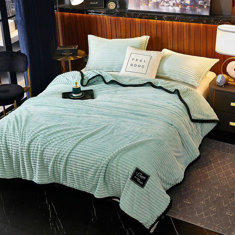 Blankets Bed Sheets Double-sided Velvet Warm Coral Velvet, Nap Time, Air-conditioned Blankets, Dormitories, Thick Velvet Blankets