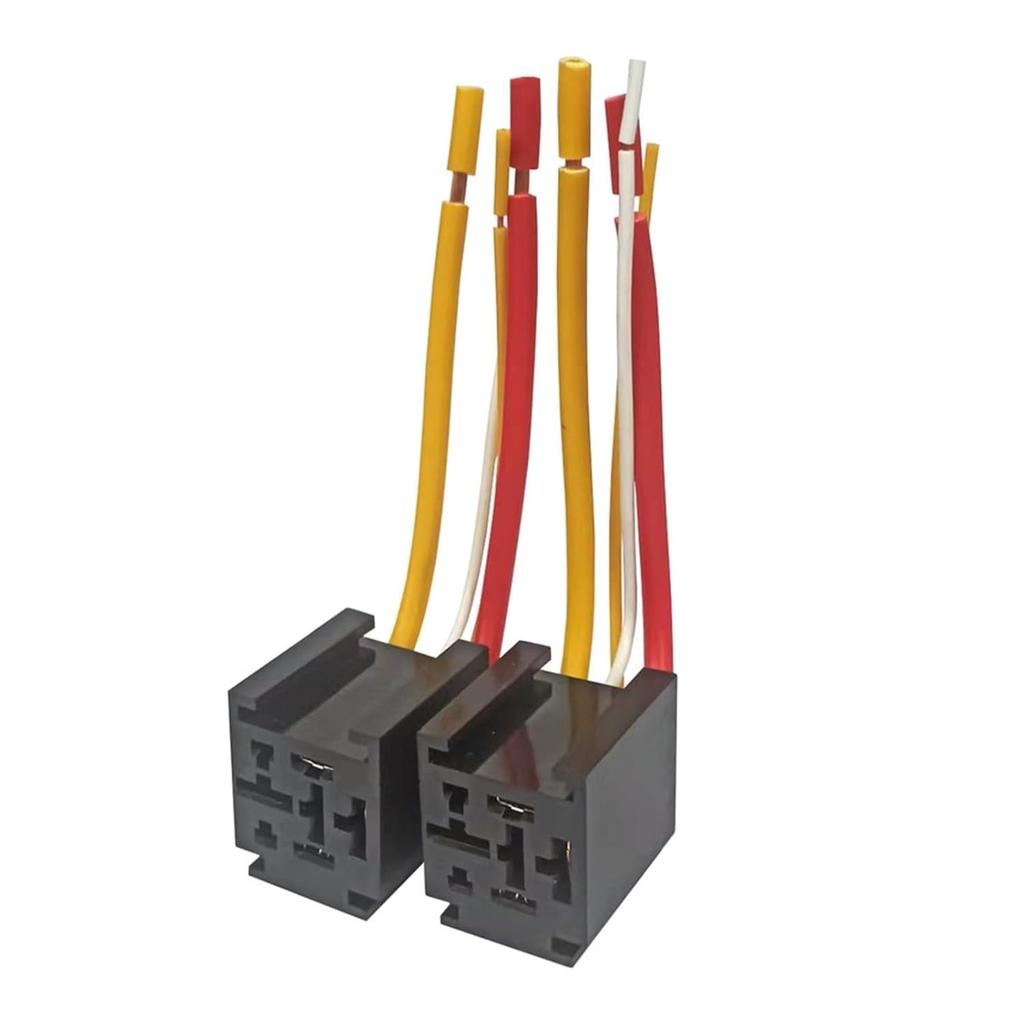 Normally Open and Normally Closed Circuit Breaker Four-pin Universal Automotive Relay 12 24V Five-pin Automotive Relay (Size : 12V 5 pins Socket)