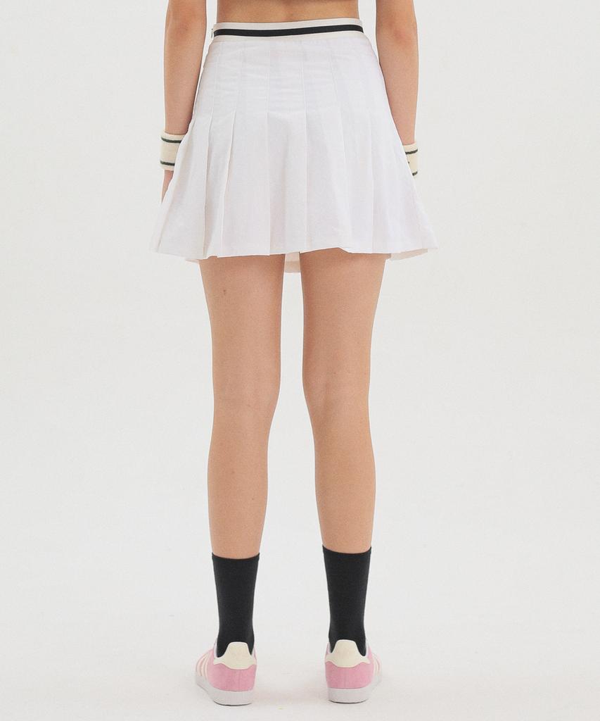 Jun Jun Space Tennis Skirt_White
