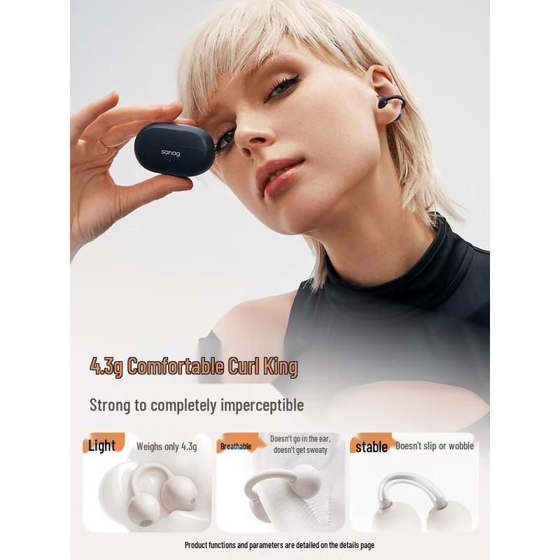 SANAG F20S Pro Ear-clip Bone Conduction Sport Earphones