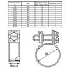 50pcs Hose Clamp Fuel Line Clamp Water Pipe Clip Sealing Welding Clip For Fuel Pipe Metal Pipe Clamps