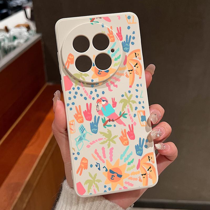 Coque à Motif Cartoon Coloré Pour OnePlus 15 13 13T 12 Housse Souple en Silicone TPU Pour Oneplus Nord 5 13R 12R 11R 5G