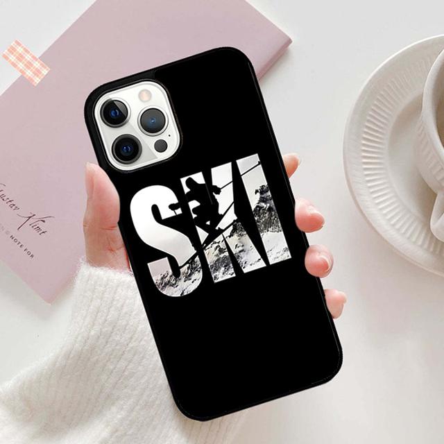 Autumu Skiing Snow Snowboard Ski Phone Case Cover for iPhone 16 15 12 mini 11 13 14 Pro Max SE 2020 Apple 6S 7 8 Plus Coque