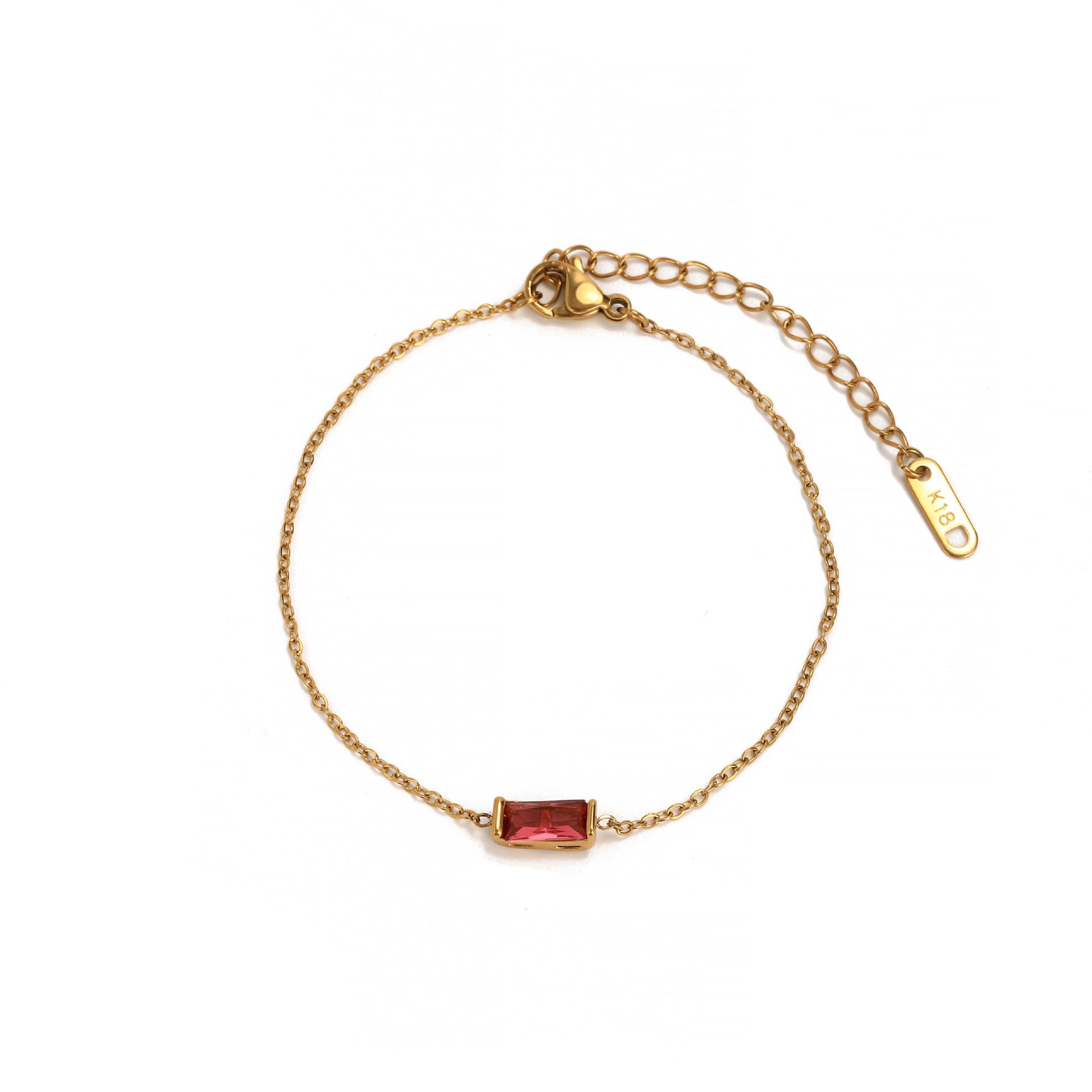 Ювелирные изделия из нержавеющей стали, цвет титановой стали, ретро, литературный жемчуг, матросская застежка, двенадцать камней, соответствующих знаку зодиака, простой браслет