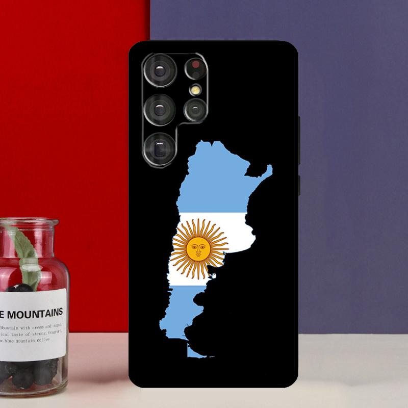 Argentine Flag Funda Case For Samsung Galaxy S25 Ultra S9 S10 S20 S21 S22 Plus S23 FE S24 Ultra Phone Cover