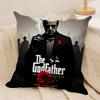 Film The GGodfather Cushion Cover Silky Short Plush Invisible Zipper Dustproof Sofa Pillow Case For Home Decor