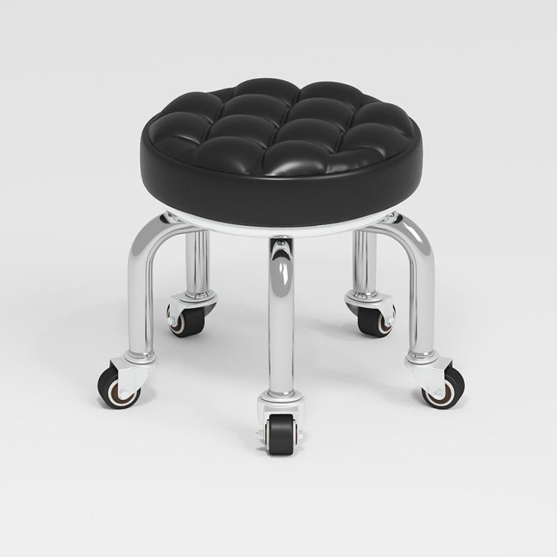 Silent Household Low Stool on Wheels - Multipurpose for Shoe Changing, Baby Moving, and Floor Cleaning