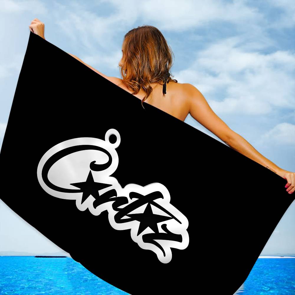 Hot Fashion C-Corteizs Microfiber Printed Beach Towel Mountain Climbing Yoga Beach Swimming Running Absorbent Soft Towel