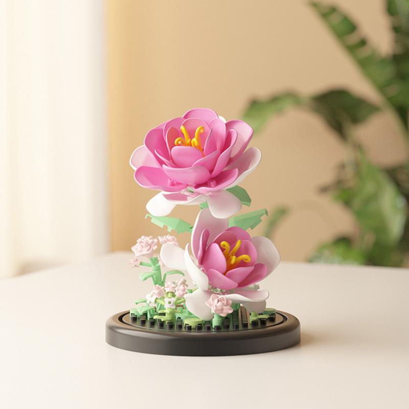 Sunflower Microparticle Building Blocks Simulation Eternal Flower Puzzle Assembly Toy Desktop Ornament
