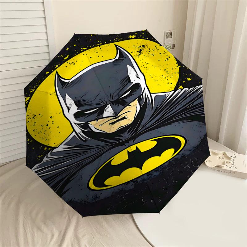 

1PC Batman Moon Umbrella-8-Rib Reinforced, Automatic Open, Lightweight & Durable, Cute Fashion Accessory for Outdoor, D2668
