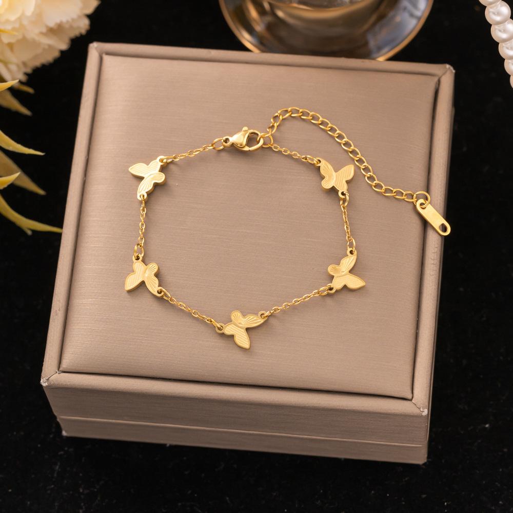 Fashion Titanium Steel Bracelet Never Fade Elegant Durable Jewelry for Women Men Unisex