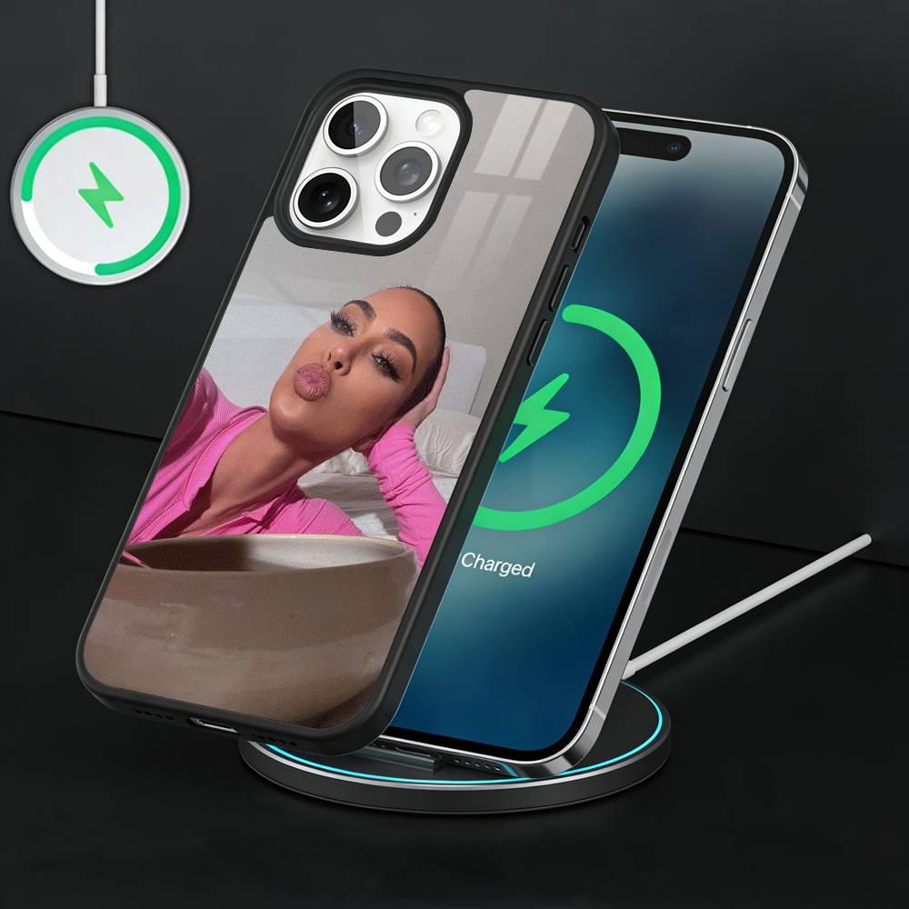 Kim Kardashian Memes Phone Case For iPhone17,16,15,14,13 Plus,Pro Max Magnetic For Magsafe Wireless Charging iPhone12PROMAX