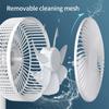 Mini Desk Fan, Portable Rechargeable Battery-Operated Table Fan with 4 Speed Levels, 6-inch Desk fan with Timer