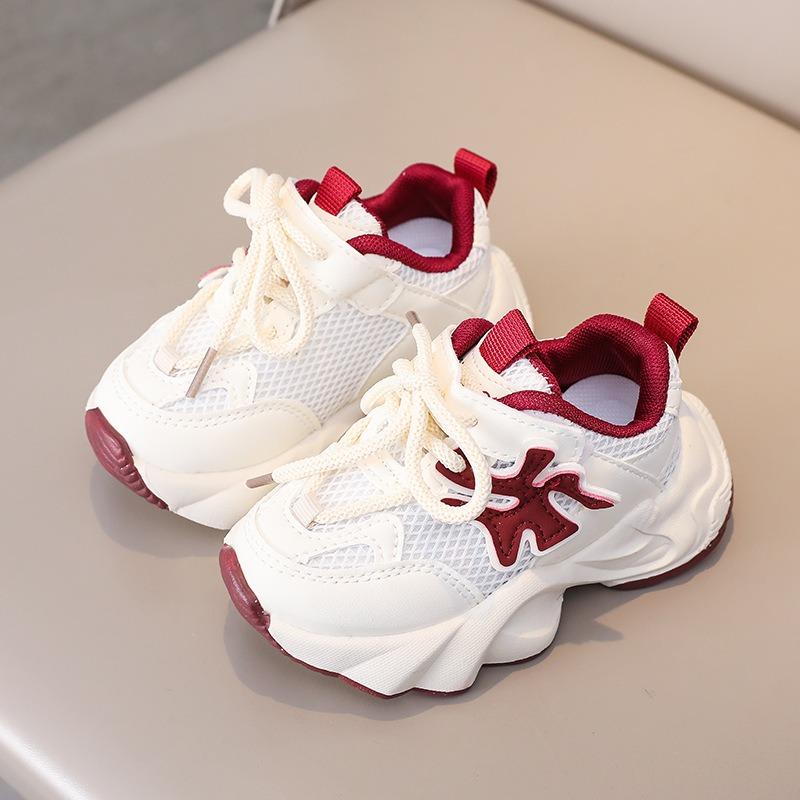 Boys' Mesh Sports Shoes | Breathable Children's Sneakers, Girls' Single-Layer Mesh Casual Shoes Trendy Sneakers
