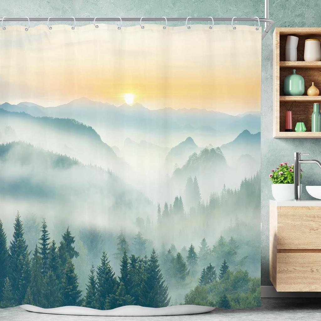 Home Shower Curtains for Bathroom Waterproof Fabric Modern Nordic Style Bathroom Curtains Shower Curtain 180x200 240x180 .