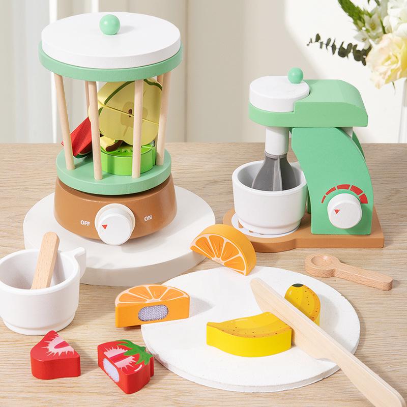 

Children s Wooden Pretend Play Kitchen Set: Fruits & Vegetables Cutting Toy for Parent-Child Interaction