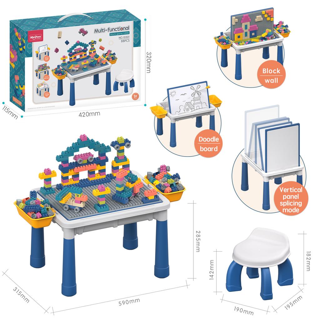 Kendin Yap Makaron Eğlenceli Parçacık Yapı Blokları Oyuncak Seti Ebeveyn-Çocuk Kız Montajlı Eğitici Oyuncaklar
