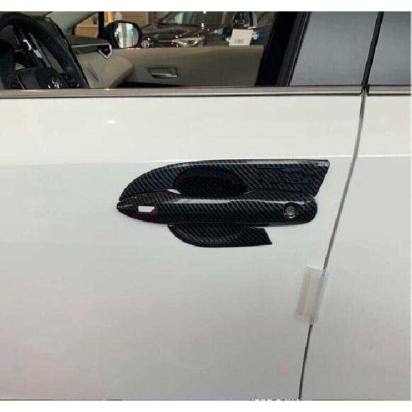 For - Toyota Corolla Carbon Fiber Style Car door Handle Cover Trim 8pcs