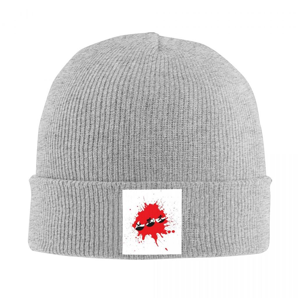Triathlon Silhouette Warm Knitted Cap Winter Knit Bonnet Hat Skullies Beanies Hip Hop Caps for Unisex