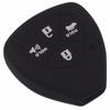 Jingyuqin Remote 4 Btn Silicone Key Cover Case For Toyota Corolla Hilux Vitz Rav4 Aqua Camry Highlander Land Cruiser Pardo Prius