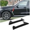 Side Fender Vent Decoration Trim Compatible with BMW X5 G05 2023 2024 Spoiler Body Decoration Cover, Air Flow Intake Hole Grille Exterior Accessories