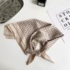 70 silk scarf square scarf high sense fashion temperament polka dot scarf shawl simulation silk small scarf headscarf summer headband
