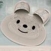 Foot Scrubber Mat Foot Scrubber for Shower Floor Bunny Callus Remover Feet Cleaner Brush Cleaning Supplies with Suction Cups for
