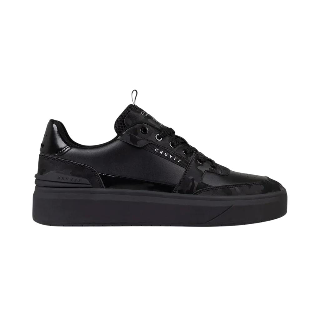 Cruyff Mens Endorsed Leather Tennis Trainers