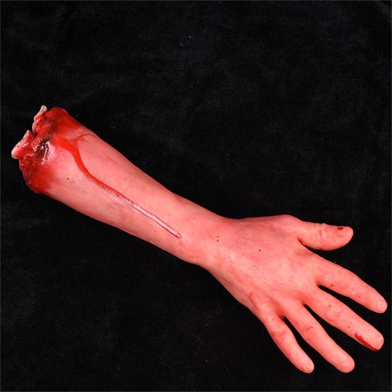Dead Bloody Scary Limb Props for Yard Garden Horror Props Halloween Decorations Decorative Extremity Decorations