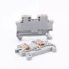 10Pcs DIN Rail Terminal Block PTV-2.5 Push-In Terminal Connector Spring Side-Entry 2.5mm² Cable Wiring Conductor PTV2.5