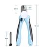 Pet Cat Dog Nail Clippers Large Breeds and Trimmer with Safety Guard to Avoid Over-Cutting