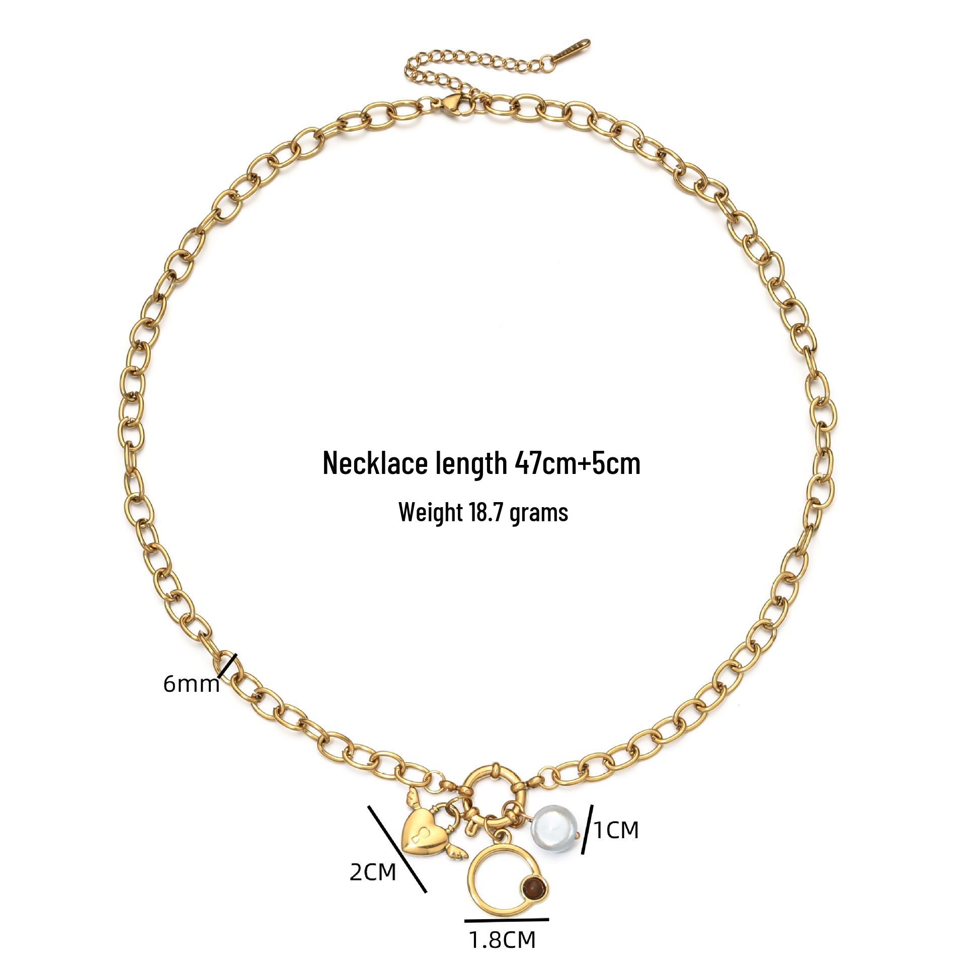 INS Style Fashionable Handmade Stainless Steel Personalized Necklace