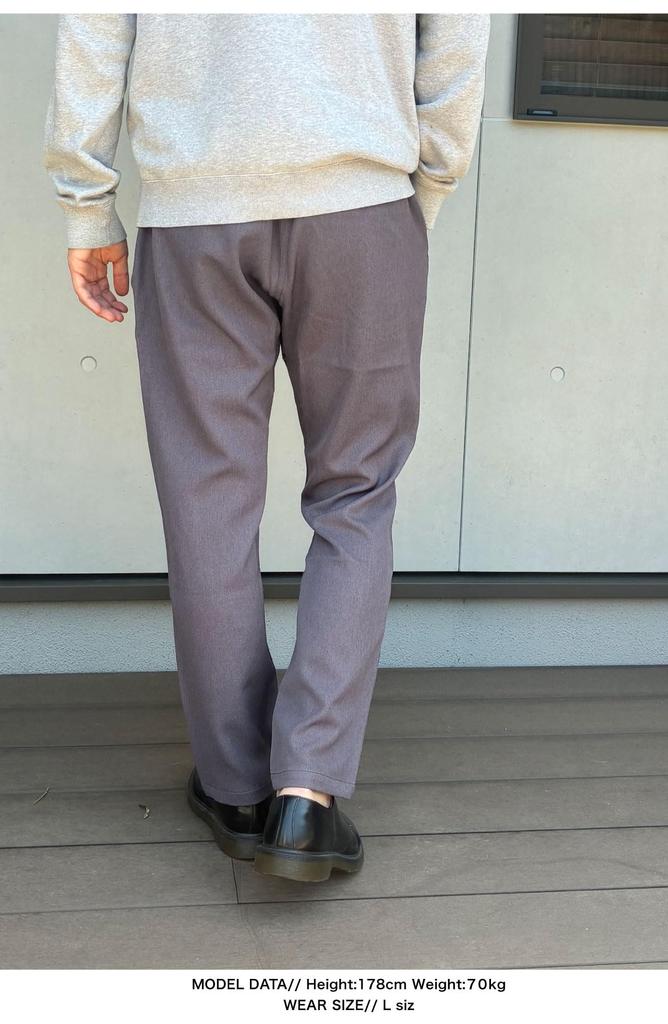 Gramicci WOOL LIKE SLACKS Hose, Herren, Japanische Limited Edition, GMP5-FJP002 (S, SCHWARZ)