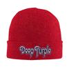 Shiny logo metal outline band name Unisex Women Unisex Knitted Hat Beanie Pullover Cap Winter Thermal Warm Christmas Outdoor Cyclin