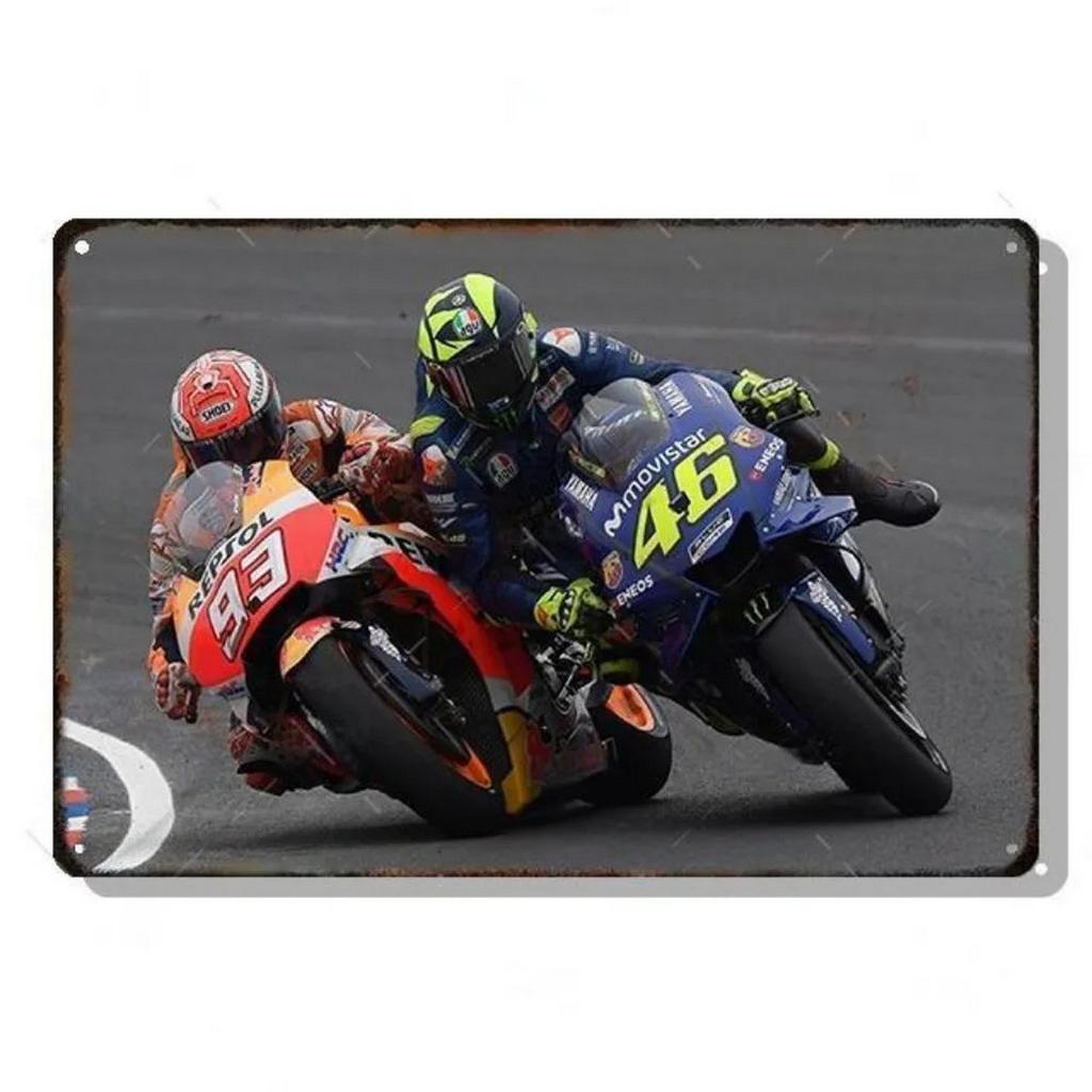 Decor Auto Vintage Metal Signs Tin Sign Motorcycle Racing Funny Poster Decor for Garage Bar Pub Club Man Cave Wall Decoration