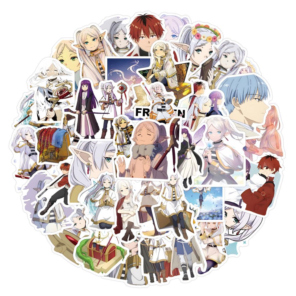 50 New Japanese Comics The Funeral of Florian Graffiti Stickers Decorative Notebook Stickers