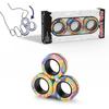 3 ks Magnetické kroužky na prsty Barevná Fidget hračka Sada pro dospělé Magnety Spinner kroužky pro úlevu od stresu Úzkost Úleva Terapie