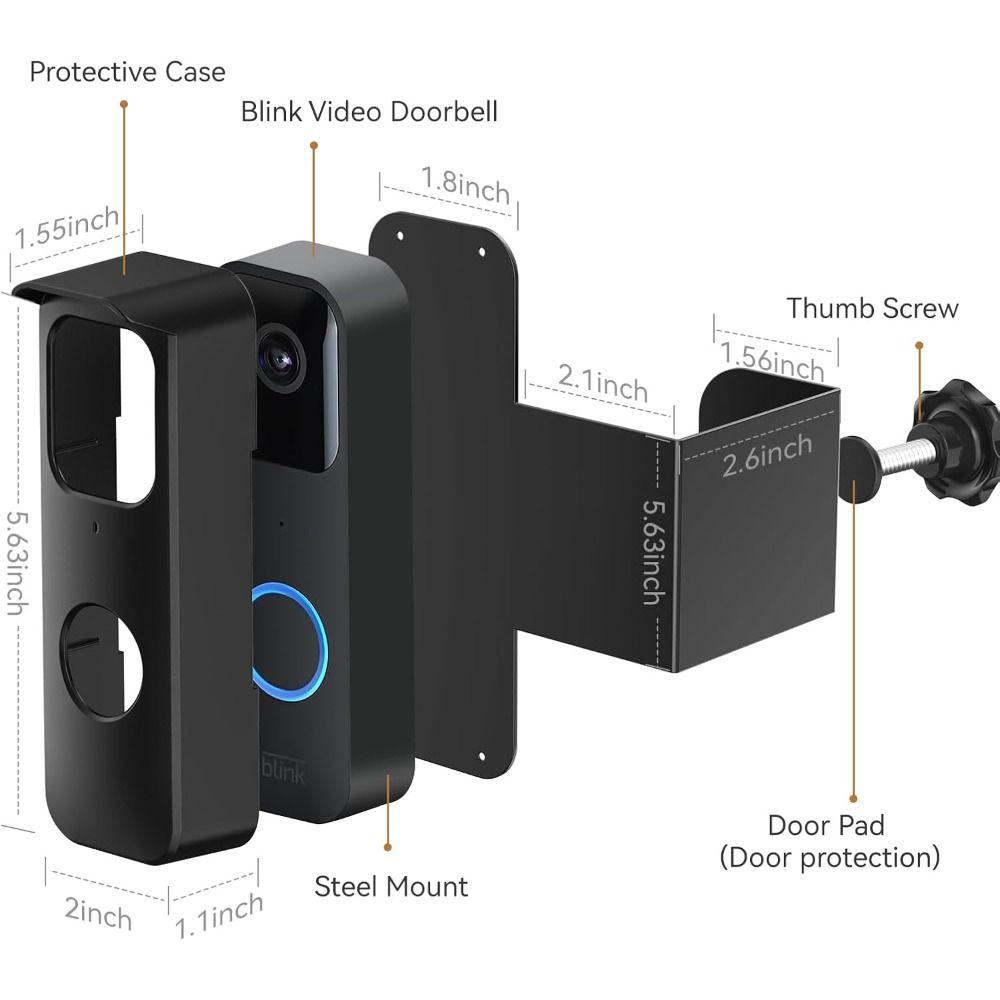 High Quality Anti-Theft for Blink Doorbell Mount Rainproof No-Drill for Blink Doorbell Holder Fixed Accessories Home
