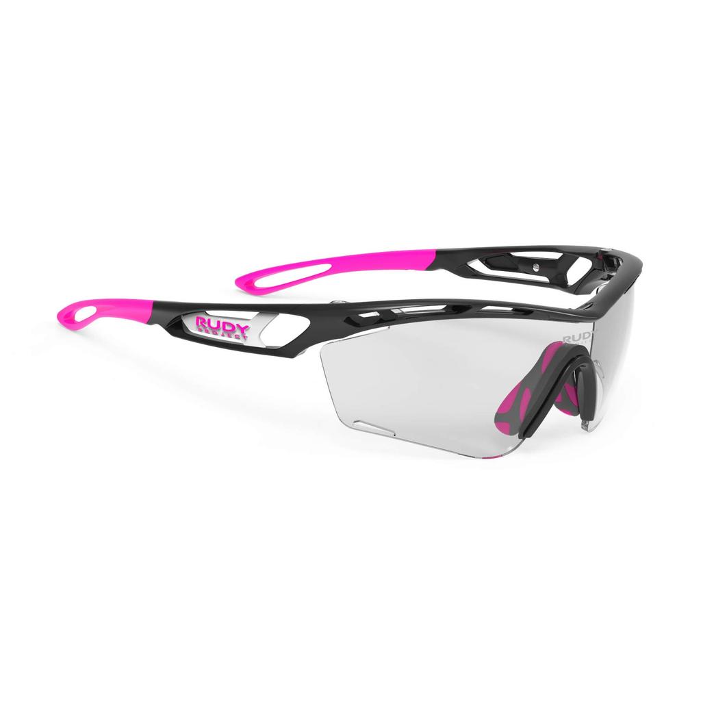 Rudy Project TRALYX SLIM Sports Sunglasses Black Frame Impact X 2 Photochromic Black Lens Suitable for Road and - / (SP467342-0009) - Cycling,